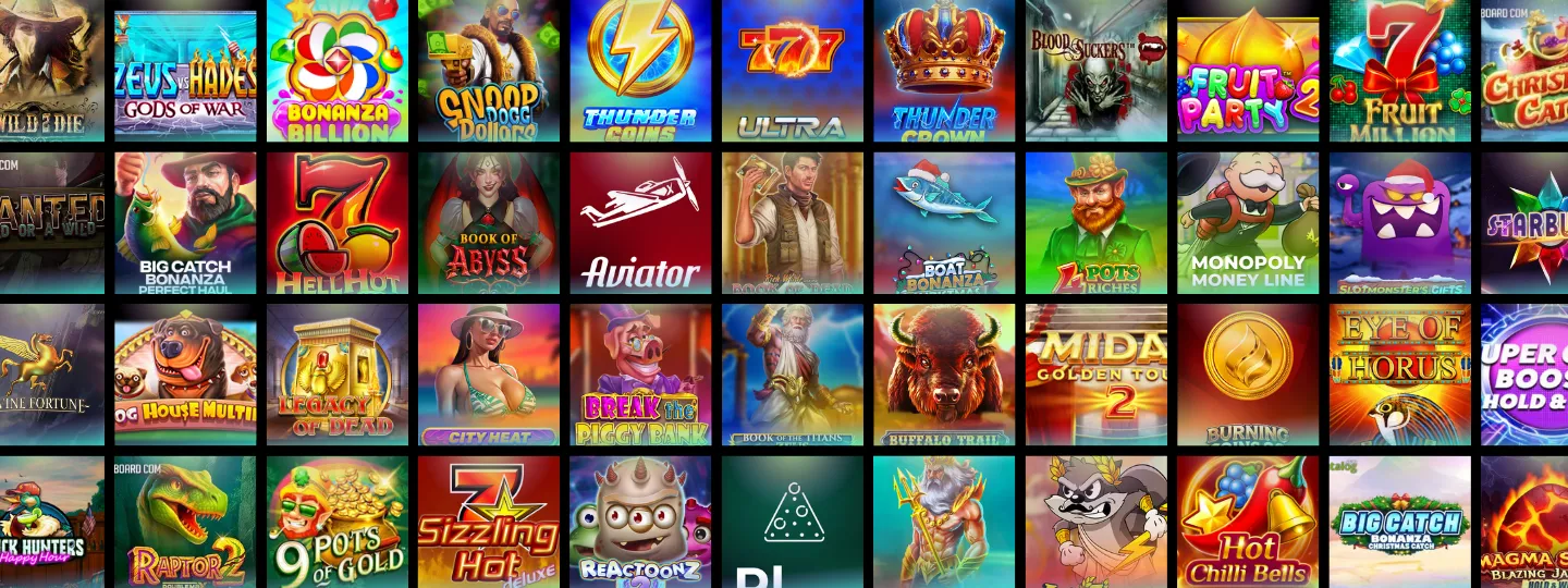 Umfangreiche Spielautomaten Sammlung bei Vicibet